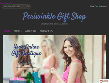 Tablet Screenshot of periwinklegiftshop.com